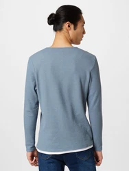 Key Largo Shirt 'SANDRO' rauchblau/einfarbig (MSW00161)