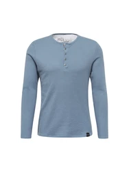 Key Largo Shirt 'SANDRO' rauchblau/einfarbig (MSW00161)