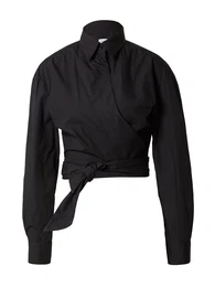 Bluza 'Chemise' crna