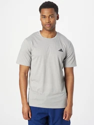 ADIDAS PERFORMANCE Shirt 'Train Essentials Comfort' graumeliert/schwarz