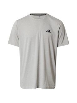ADIDAS PERFORMANCE Shirt 'Train Essentials Comfort' graumeliert/schwarz ADIDAS PERFORMANCE Shirt 'Train Essentials Comfort' graumeliert/schwarz