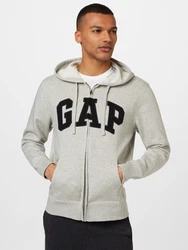 GAP Sweatjacke graumeliert