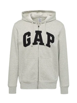 GAP Sweatjacke graumeliert