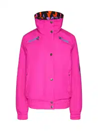 Sportovní bunda 'Engelberg 89' fialová / oranžová / svítivě růžová / černá