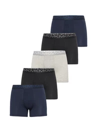 Boxershorts navy / schwarz / weimeliert