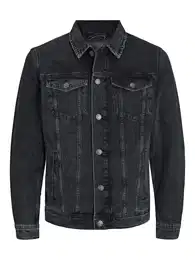 Jacke 'JJJean' black denim