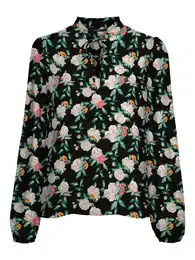 Bluza 'NYA' svijetlobež / zelena / rosé / crna