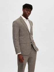 SELECTED HOMME Sakko Oasis dunkelbeige
