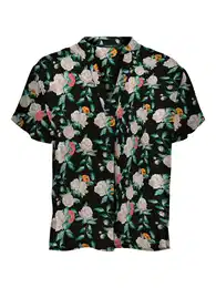 Bluza 'NYA' svijetlobež / zelena / rosé / crna