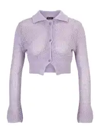Kardigan světle fialová