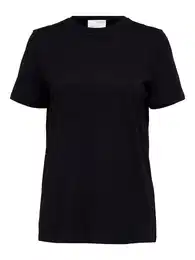 Tričko 'SLFMY ESSENTIAL' černá
