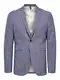 SELECTED HOMME Sakko 'LIAM' grau / lila / dunkellila