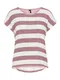 VERO MODA Tričko  starorůžová / offwhite
