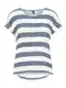 VERO MODA Majica morsko plava / bijela VERO MODA Majica morsko plava / bijela