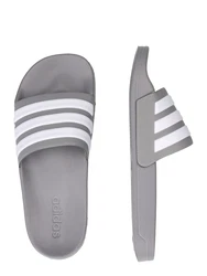 ADIDAS SPORTSWEAR Badeschuh 'Adilette' dunkelgrau/weiß