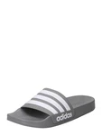 ADIDAS SPORTSWEAR Badeschuh 'Adilette' dunkelgrau/weiß