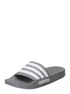 ADIDAS SPORTSWEAR Badeschuh 'Adilette' dunkelgrau/weiß
