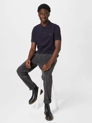 Calvin Klein Poloshirt STRETCH PIQUE SLIM BUTTON POLO marine