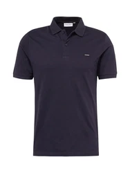 Calvin Klein Poloshirt STRETCH PIQUE SLIM BUTTON POLO marine