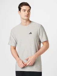 ADIDAS PERFORMANCE Sportshirt 'Essentials' graumeliert/schwarz