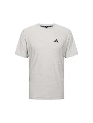 ADIDAS PERFORMANCE Sportshirt 'Essentials' graumeliert/schwarz