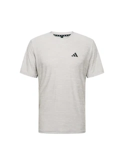 ADIDAS PERFORMANCE Sportshirt 'Essentials' graumeliert/schwarz