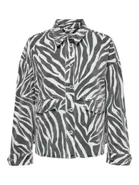 Blejzr 'CHARLIE' šedá / bílá