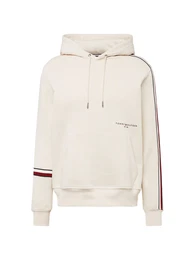 Sweatshirt nachtblau / dunkelrot / wollweiß