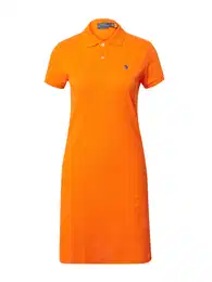 Šaty marine modrá / oranžová