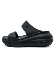 Crocs Pantolette 'Classic Crush' schwarz/weiß