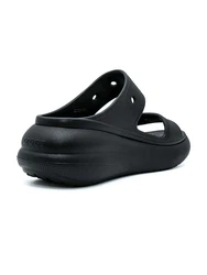 Crocs Pantolette 'Classic Crush' schwarz/weiß