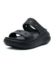 Crocs Pantolette 'Classic Crush' schwarz/weiß