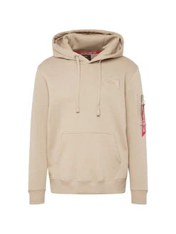 ALPHA INDUSTRIES Sweatshirt Beige/Braun/Khaki/Beige/Braun/Khaki/Beige/Braun/Khaki/Beige/Braun/Khaki/Beige/Braun/Khaki