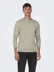 Only & Sons Pullover Wyler greige