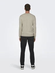 Only & Sons Pullover Wyler greige