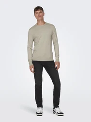 Only & Sons Pullover Wyler greige