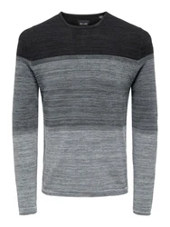 ONLY & SONS Strickpullover ONSPANTER 4421 Grau (4421)