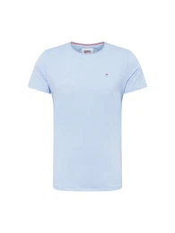 T-Shirt navy / pastellblau / rot