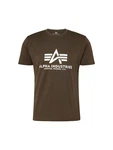 ALPHA INDUSTRIES T-Shirt oliv/wei