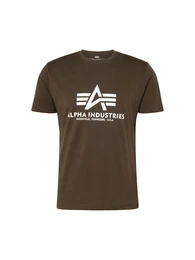 T-Shirt oliv / wei