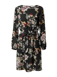 Šaty 'Caja' zlatě žlutá / tmavě červená / černá / bílá