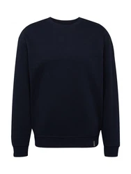 QS Sweatshirt mit Logostickerei nachtblau