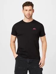 ALPHA INDUSTRIES T-Shirt hellpink/schwarz