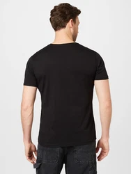 ALPHA INDUSTRIES T-Shirt hellpink/schwarz