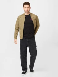 ALPHA INDUSTRIES T-Shirt hellpink/schwarz
