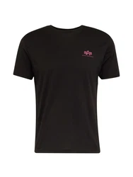 ALPHA INDUSTRIES T-Shirt hellpink/schwarz
