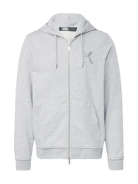 Sweatjacke hellgrau