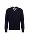 TOMMY HILFIGER Strickjacke navy / rot / weiß