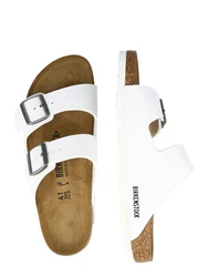 BIRKENSTOCK Pantolette 'Arizona' weiß