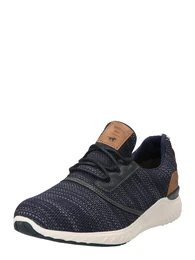 Sneaker blau / karamell
